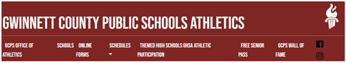 GCPS Athletics Website